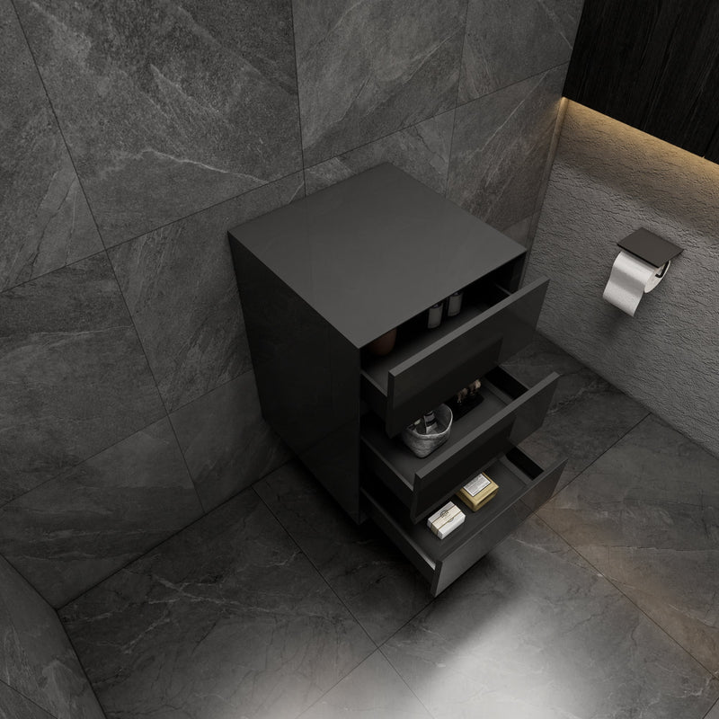 Max 20" Wall Mounted Floating Side Cabinet (image 8)
