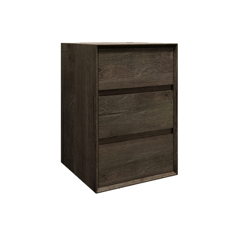Max 20" Gloss Gray Oak Side Cabinet - Medicine Cabinet for Bathroom Vanity - Better Vanity