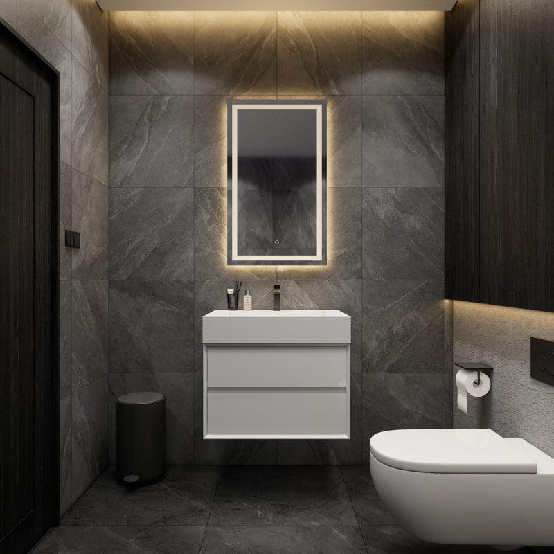 Max 30" in Gloss White with FLX Sink - Better Vanity