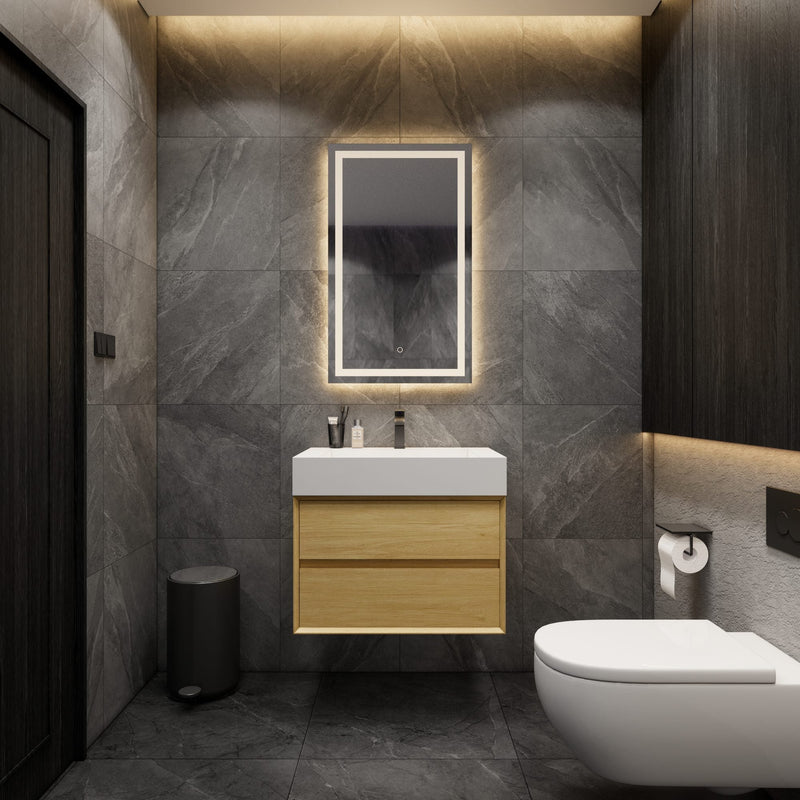Max 30" in Teak Oak with FLX Sink - Better Vanity