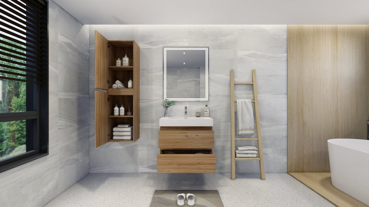 Monterey 16" Wall-Mounted Side Cabinet Bathroom Storage Cabinet