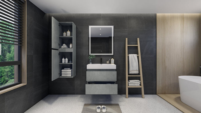 Monterey 16" Wall-Mounted Side Cabinet Bathroom Storage Cabinet