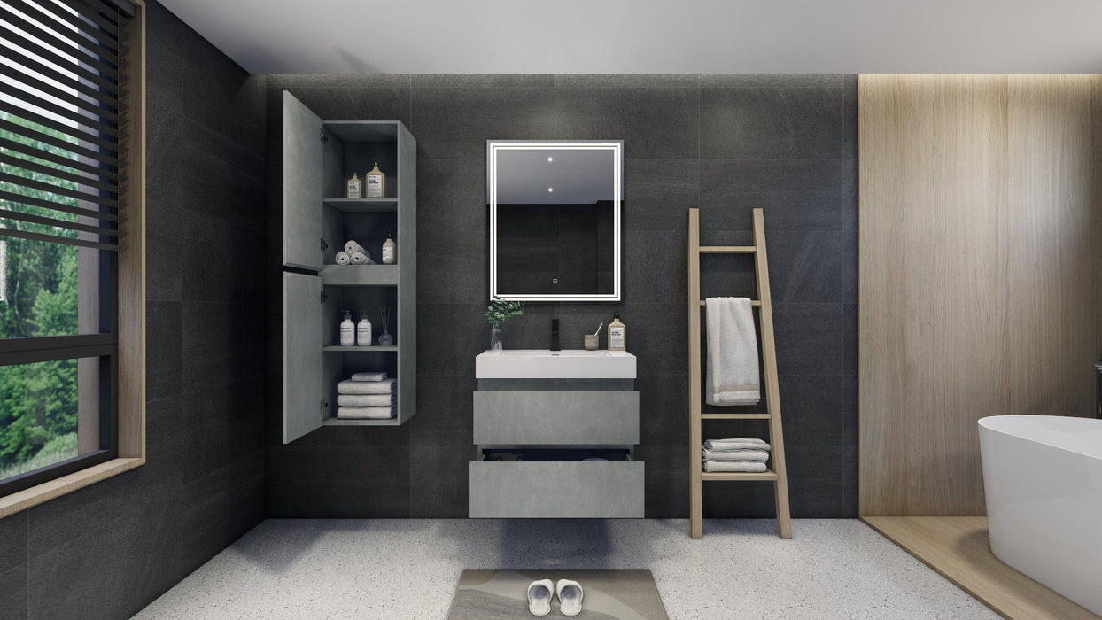 Monterey 16" Wall-Mounted Side Cabinet Bathroom Storage Cabinet