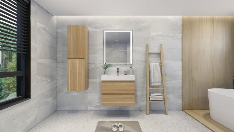 Monterey 16" Wall-Mounted Side Cabinet Bathroom Storage Cabinet (image 2)