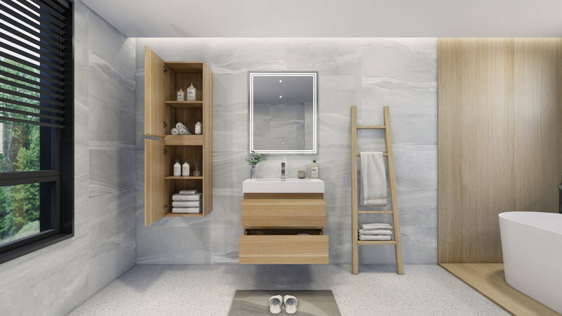 Monterey 16" Wall-Mounted Side Cabinet Bathroom Storage Cabinet (image 3)