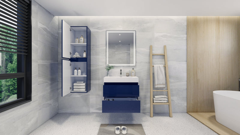 Monterey 16" Wall-Mounted Side Cabinet Bathroom Storage Cabinet