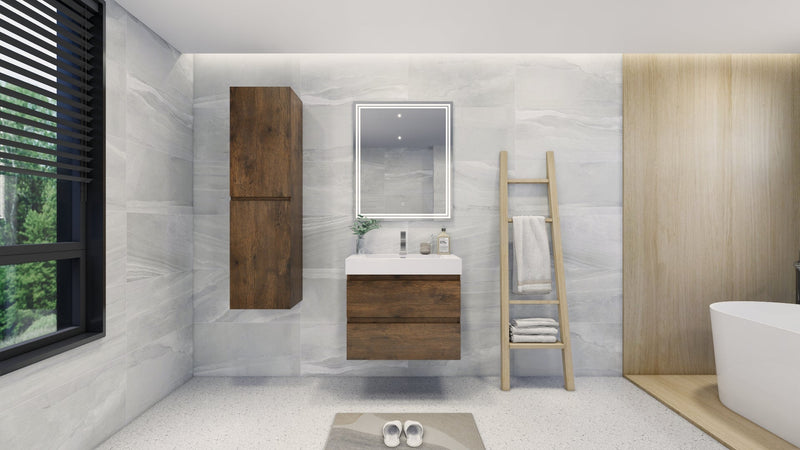 Monterey 16" Wall-Mounted Side Cabinet Bathroom Storage Cabinet (image 5)