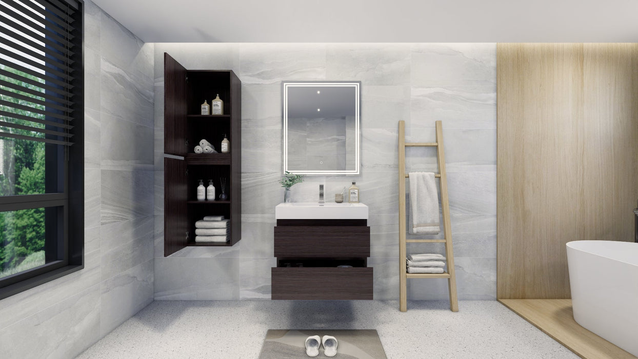 Monterey 16" Wall-Mounted Side Cabinet Bathroom Storage Cabinet