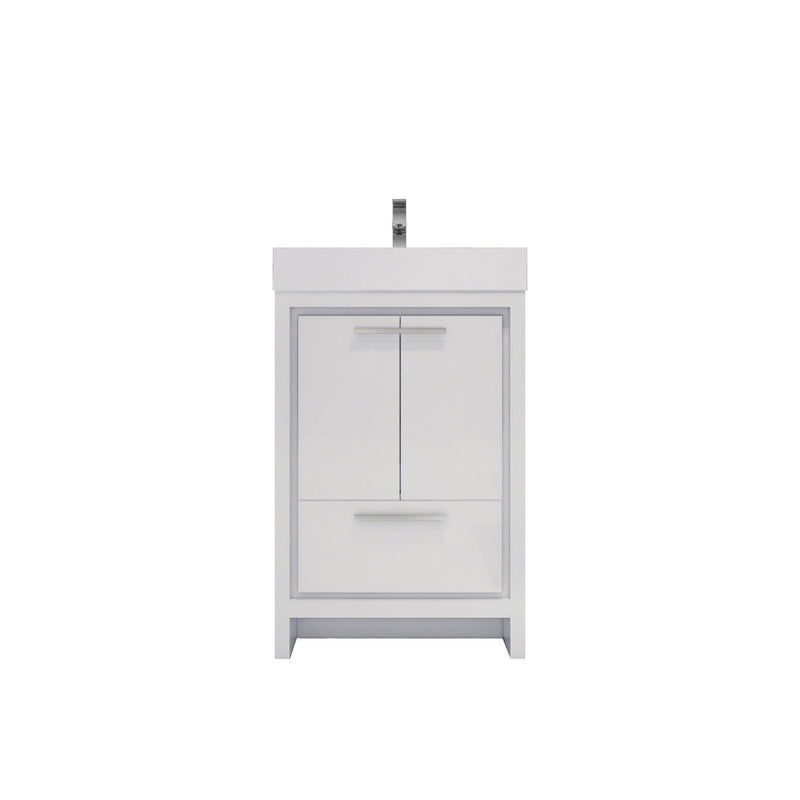Azure 24"-84"Freestanding Vanity with Reinforced Acrylic Sink