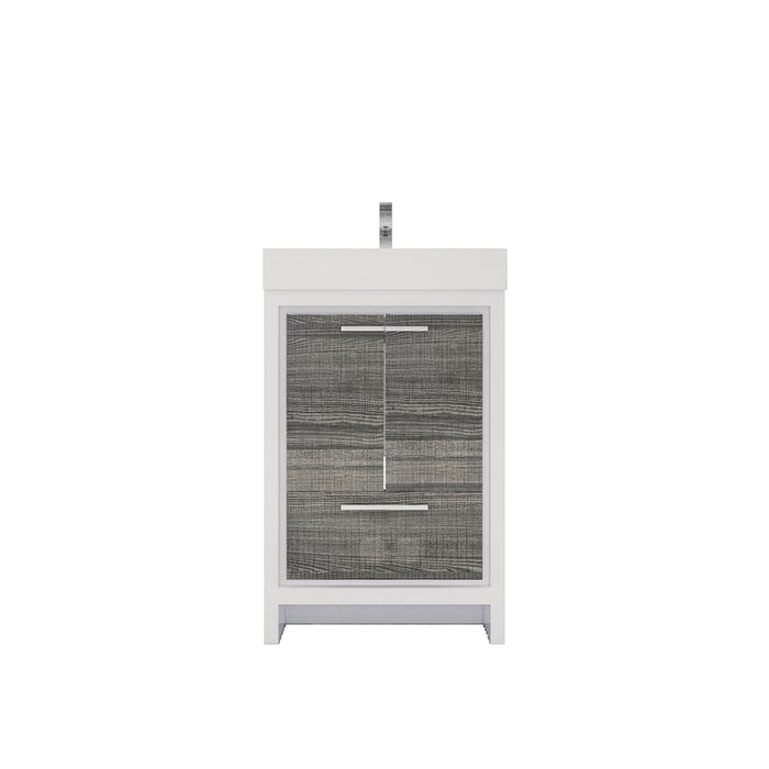 Azure 24"-84"Freestanding Vanity with Reinforced Acrylic Sink