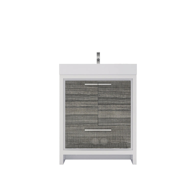 Azure 24"-84"Freestanding Vanity with Reinforced Acrylic Sink