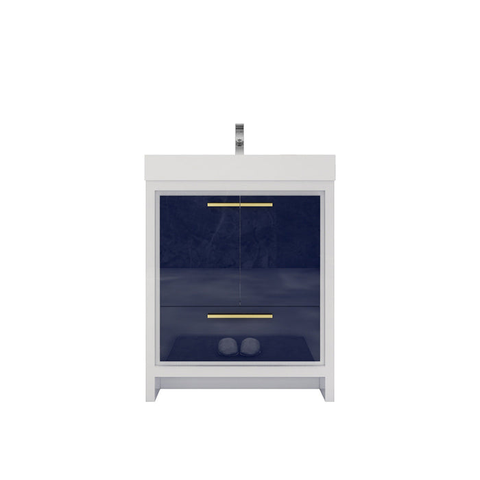 Azure 24"-84"Freestanding Vanity with Reinforced Acrylic Sink