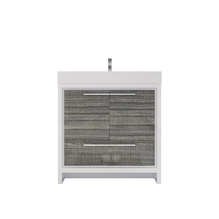 Azure 24"-84"Freestanding Vanity with Reinforced Acrylic Sink