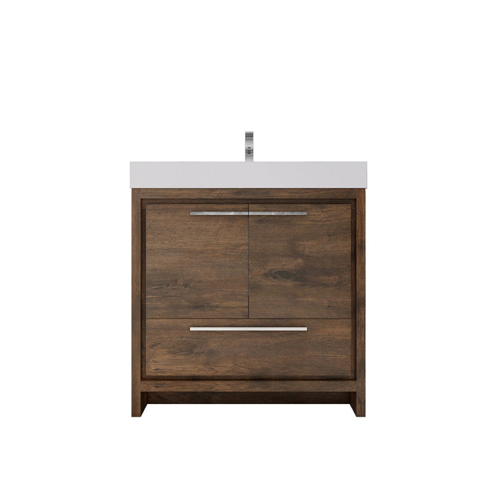 Azure 24"-84"Freestanding Vanity with Reinforced Acrylic Sink