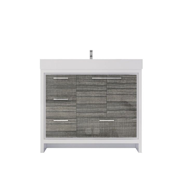 Azure 24"-84"Freestanding Vanity with Reinforced Acrylic Sink