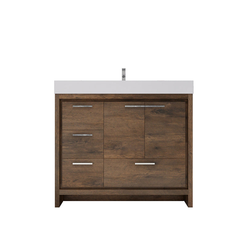 Azure 24"-84"Freestanding Vanity with Reinforced Acrylic Sink