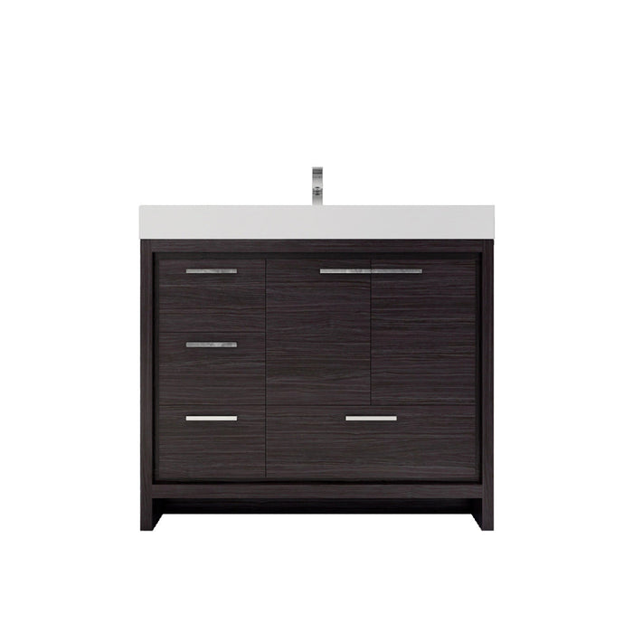 Azure 24"-84"Freestanding Vanity with Reinforced Acrylic Sink