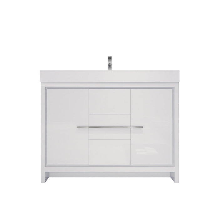 Azure 24"-84"Freestanding Vanity with Reinforced Acrylic Sink