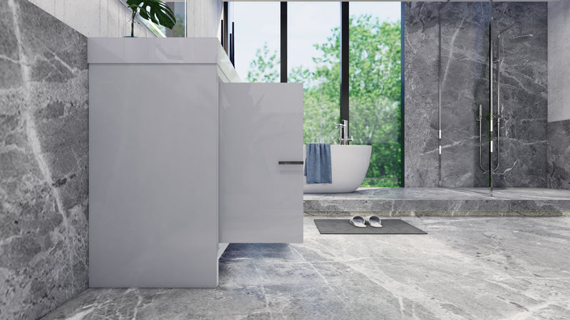 Azure 24"-84"Freestanding Vanity with Reinforced Acrylic Sink