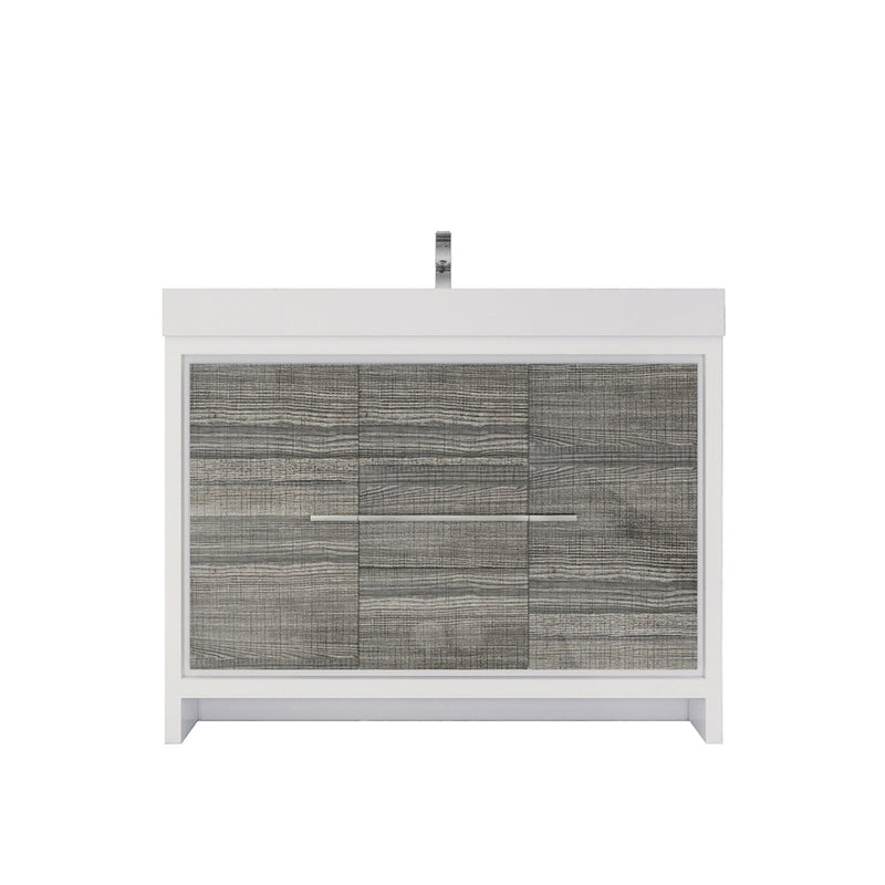 Azure 24"-84"Freestanding Vanity with Reinforced Acrylic Sink