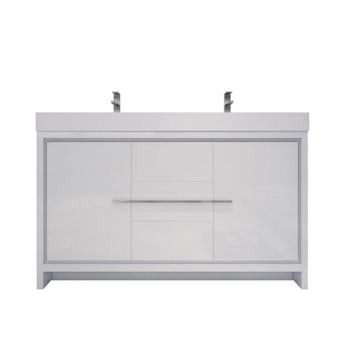 Azure 24"-84"Freestanding Vanity with Reinforced Acrylic Sink