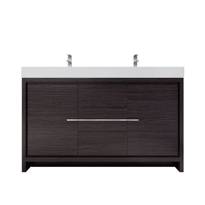 Azure 24"-84"Freestanding Vanity with Reinforced Acrylic Sink