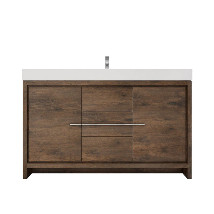 Azure 24"-84"Freestanding Vanity with Reinforced Acrylic Sink