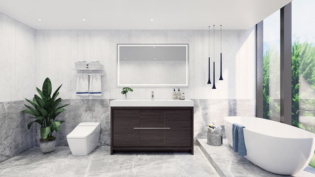 Azure 24"-84"Freestanding Vanity with Reinforced Acrylic Sink