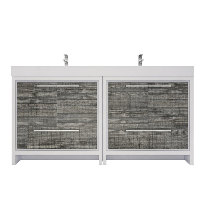 Azure 24"-84"Freestanding Vanity with Reinforced Acrylic Sink