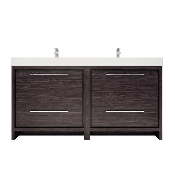 Azure 24"-84"Freestanding Vanity with Reinforced Acrylic Sink