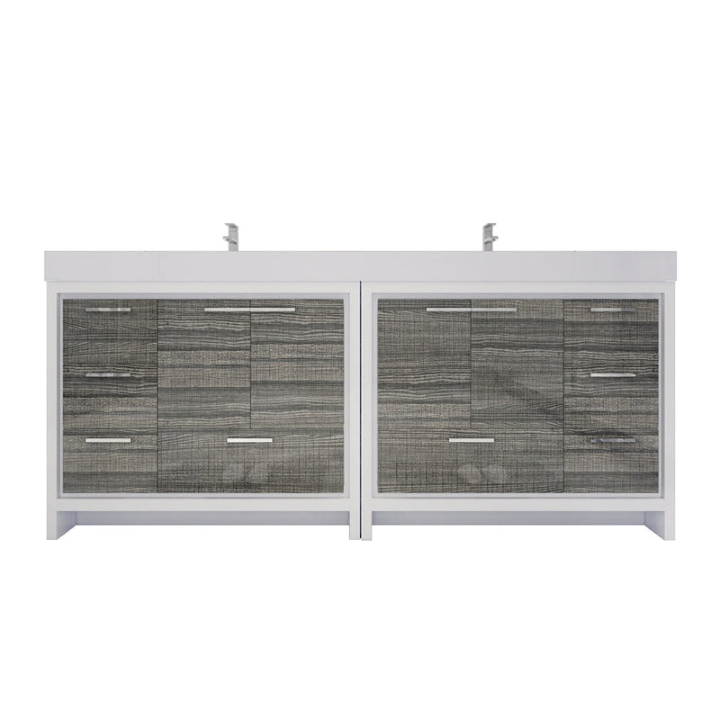 Azure 24"-84"Freestanding Vanity with Reinforced Acrylic Sink (image 6)
