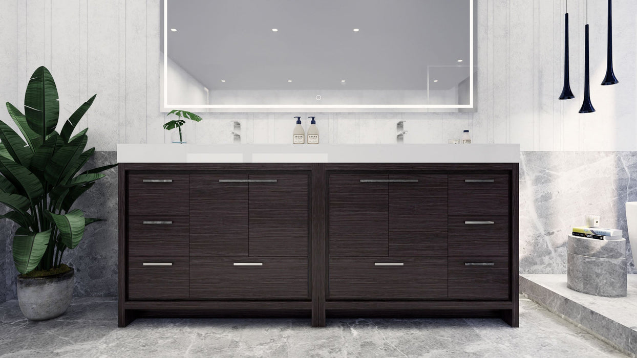 Azure 24"-84"Freestanding Vanity with Reinforced Acrylic Sink