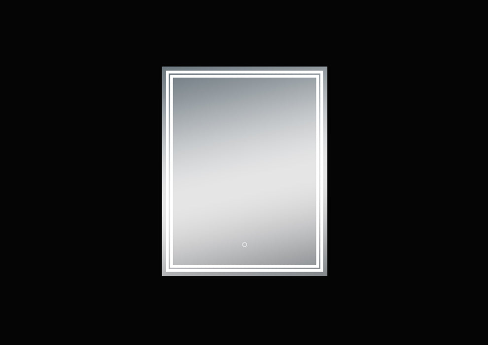 Luna Polished Edge Back-lit LED Mirror for Bathroom Vanity and Wall Mounting