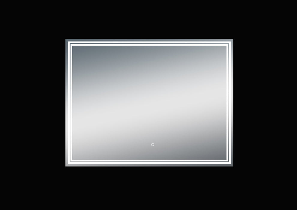 Luna Polished Edge Back-lit LED Mirror for Bathroom Vanity and Wall Mounting