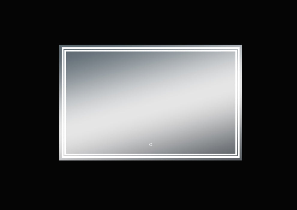 Luna Polished Edge Back-lit LED Mirror for Bathroom Vanity and Wall Mounting