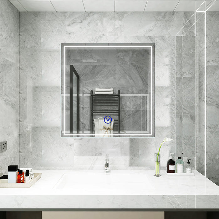 Francisco Frameless LED Mirror