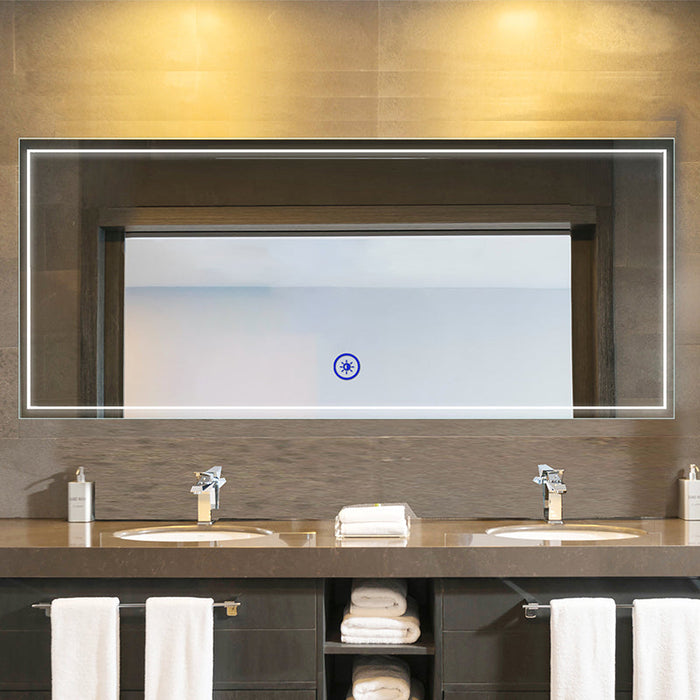 Francisco Frameless LED Mirror