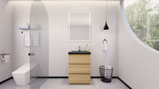 Stanley 24" Freestanding Bathroom Vanity with Reinforced Acrylic Sink and Cabinet Storage (image 2)