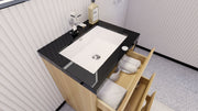 Stanley 24" Freestanding Bathroom Vanity with Reinforced Acrylic Sink and Cabinet Storage (image 7)