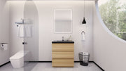 Stanley 30" Freestanding Bathroom Vanity with Reinforced Acrylic Sink and Cabinet Storage (image 2)