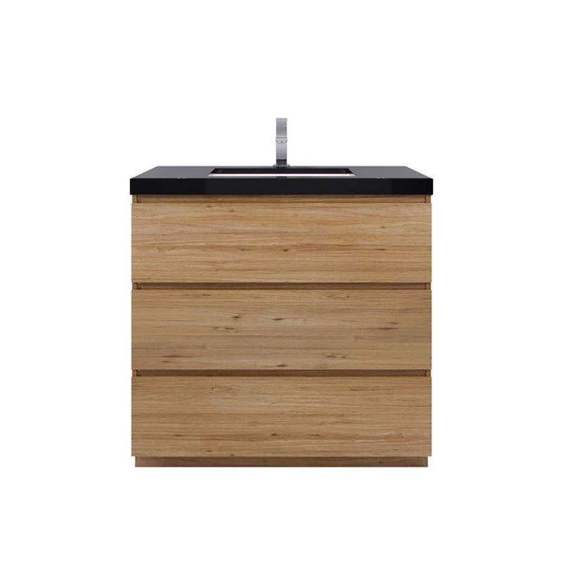 Stanley 36" Freestanding Bathroom Vanity with Reinforced Acrylic Sink and Cabinet Storage