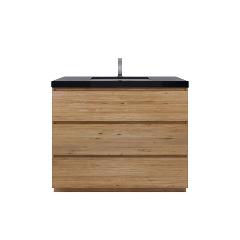 Stanley 42" Freestanding Bathroom Vanity with Reinforced Acrylic Sink and Cabinet Storage