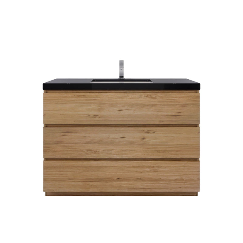 Stanley 48" Freestanding Bathroom Vanity with Reinforced Acrylic Sink and Cabinet Storage