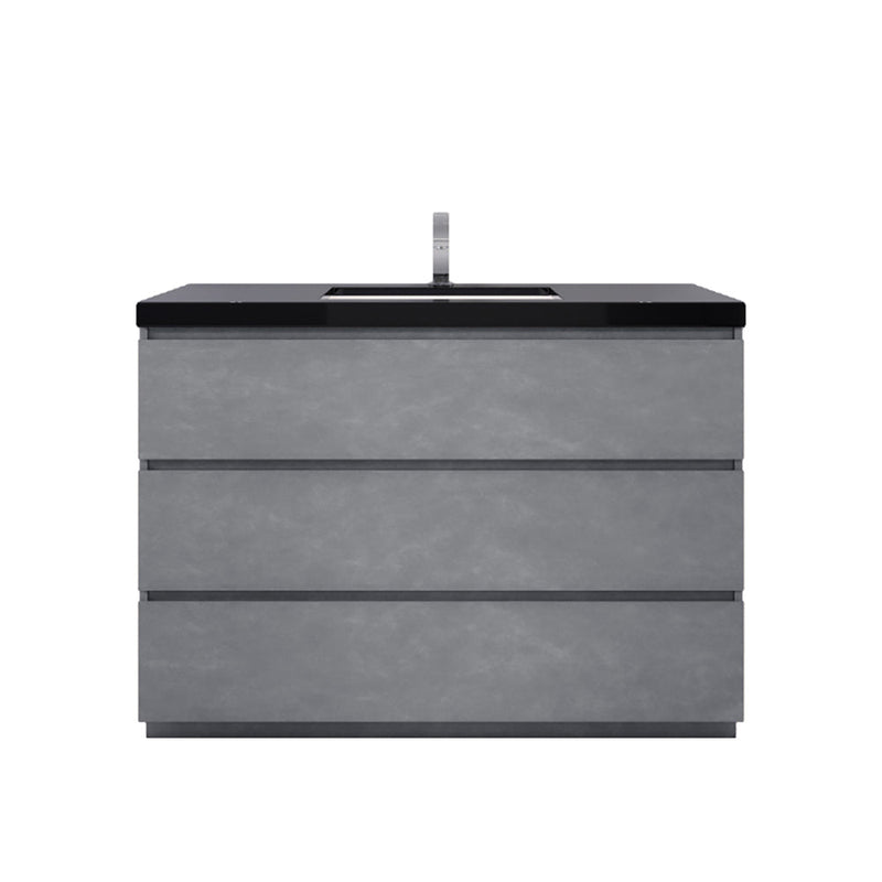 Stanley 48" Freestanding Bathroom Vanity with Reinforced Acrylic Sink and Cabinet Storage