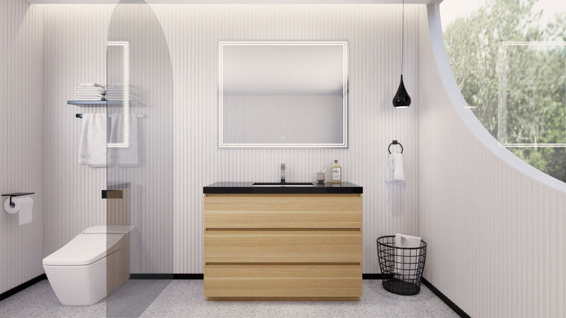 Stanley 48" Freestanding Bathroom Vanity with Reinforced Acrylic Sink and Cabinet Storage (image 2)