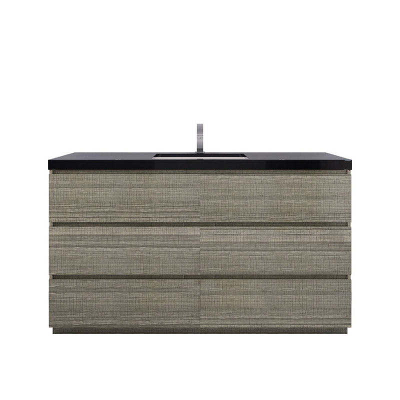 Stanley 60" Freestanding Vanity with Reinforced Acrylic Sinks