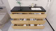Stanley 60" Freestanding Vanity with Reinforced Acrylic Sinks (image 6)