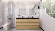 Stanley 72" Freestanding Vanity with Reinforced Acrylic Sinks and Storage (image 2)