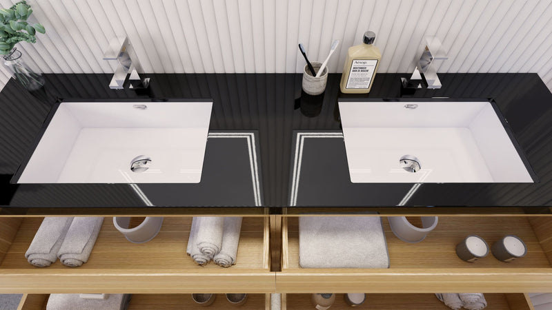 Stanley 72" Freestanding Vanity with Reinforced Acrylic Sinks and Storage (image 6)