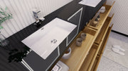Stanley 84" Freestanding Bathroom Vanity with Reinforced Acrylic Sinks and Storage (image 7)